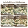 thumbnail image 7 of ODIKA 3'x5' Ultra-Soft Throw Mat, Botanical Abstract Succulent Contemporary Forest Sunset Monstera None Washable, Bare feet friendly, Easy Care Indoor rug for Bedside, Vanity, 7 of 7