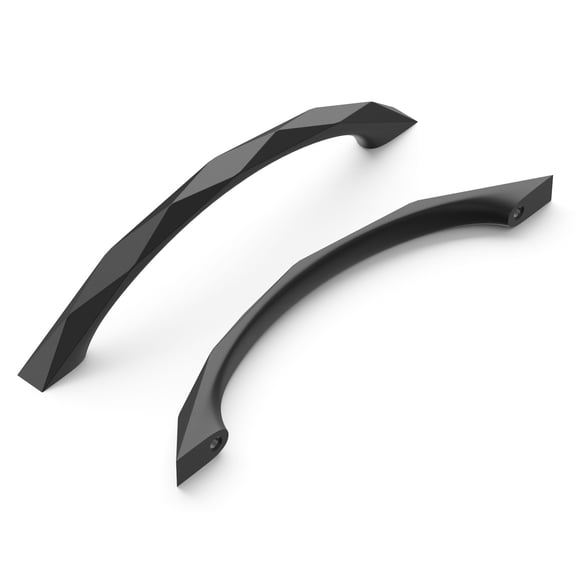Hickory Hardware H077842MB 5.0625 in. Center to Center Karat Collection Pull, Matte Black Finish