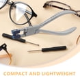 thumbnail image 4 of Eyeglasses Frame Pliers 1Set Silver 5.7x2.0x0.6in, 4 of 8