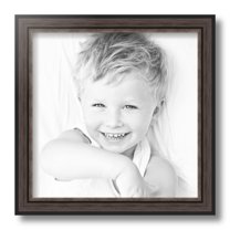 ArtToFrames 12x12 Inch Grey and Black Frame Picture Frame, This Gray MDF Poster Frame is Great for Your Art or Photos, Comes with Regular Glass (4448)