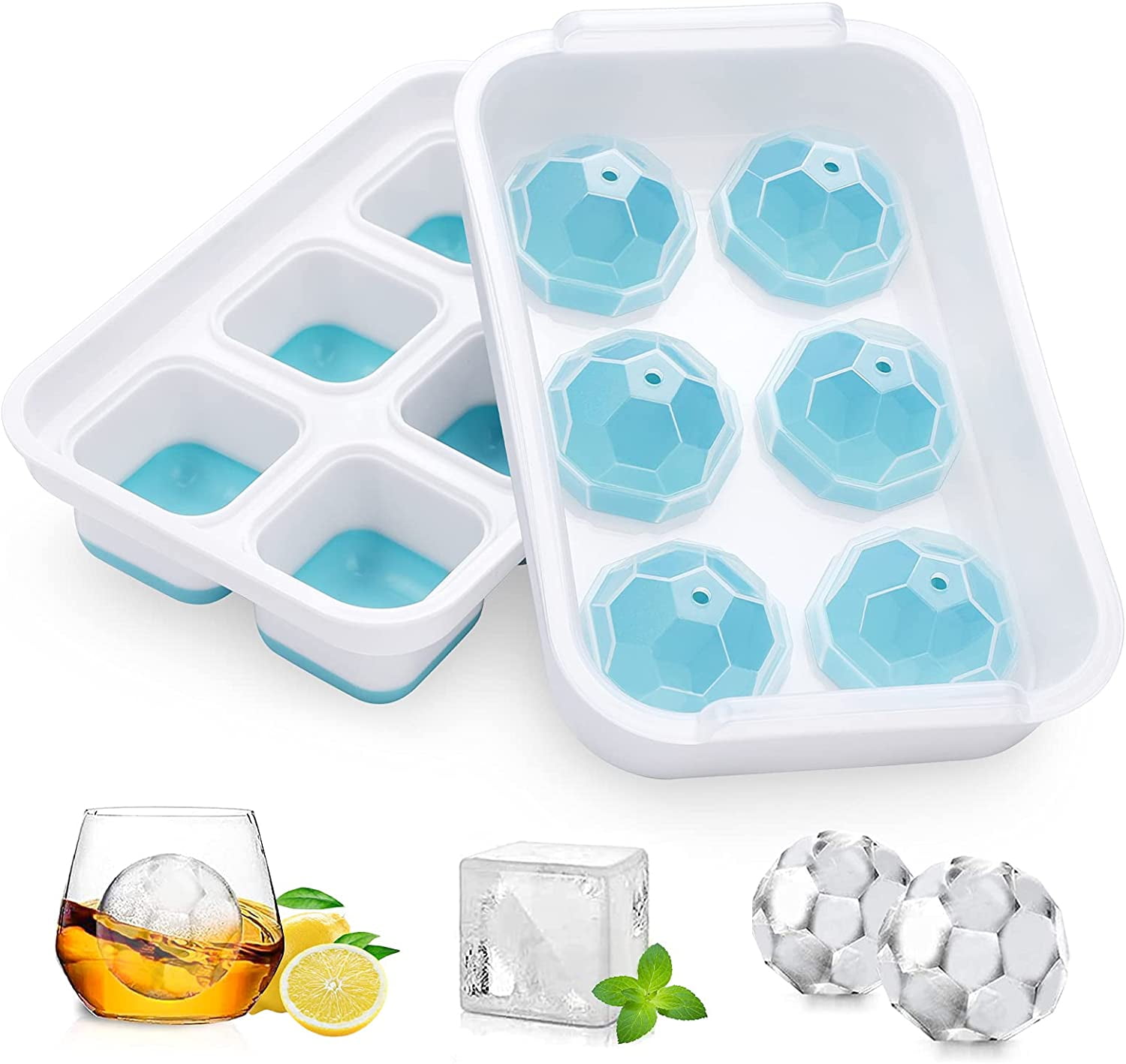 Ice Cubes Tray Ball Maker DIY Round Mold Use Home Parties Bars Free Shipping 