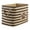 Brown, variant on Bone Dry Pet Storage Collection Striped Paw Patch Basket, Medium Rectangle, 1 Pack