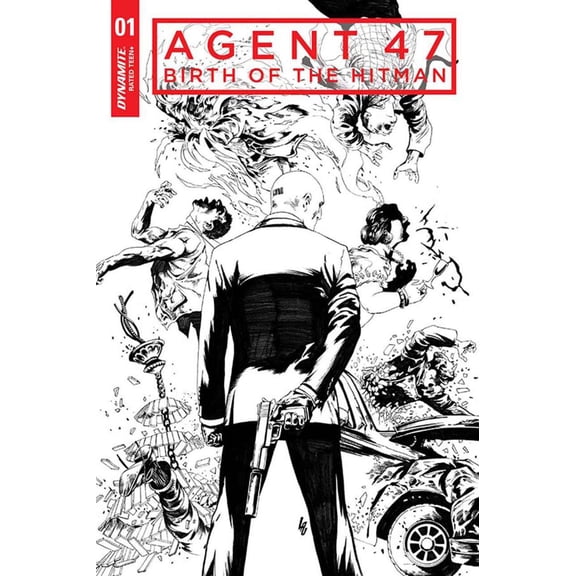Agent 47: Birth of the Hitman #1D VF ; Dynamite Comic Book