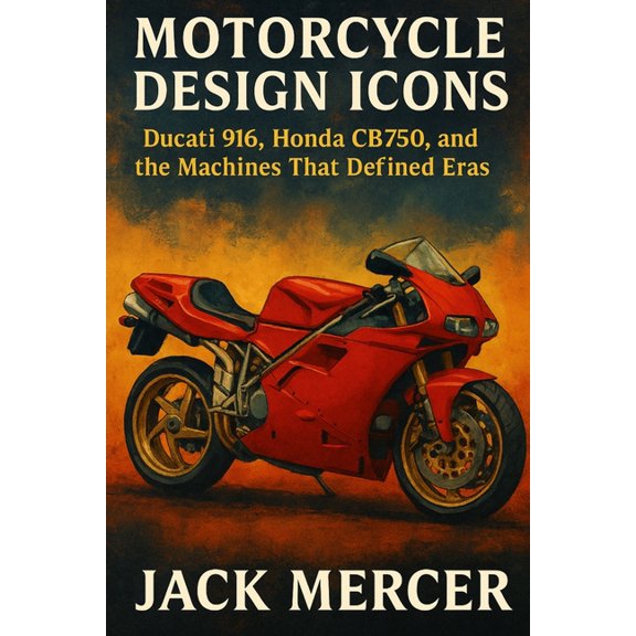 Motorcycle Design Icons: Ducati 916, Honda CB750, and the Machines That Defined Eras, (Paperback)