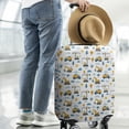 thumbnail image 2 of Cartoon Construction Vehicles Cranes Luggage Cover Fashion Suitcase Cover Baggage Covers Fit 25-28 Inch Luggage (Go Travel), 2 of 5