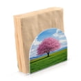 thumbnail image 2 of Standing Dining Table Napkin Holder, Napkin Holder for Table Kitchen Acrylic Paper Tissue Organization, Pink Cherry Blossom Tree, 2 of 8