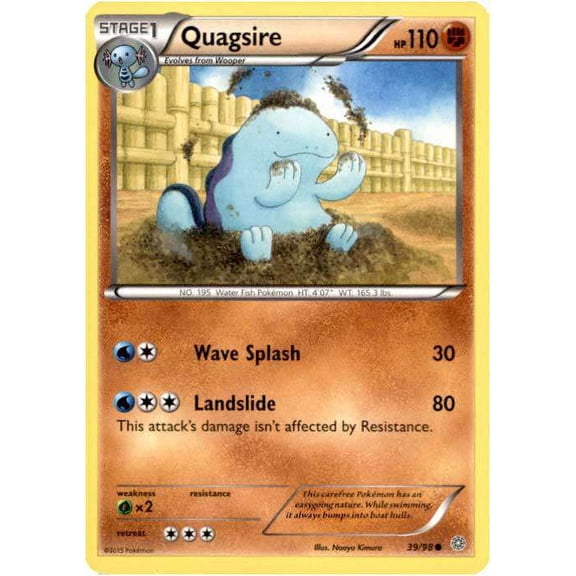 Pokemon Ancient Origins Quagsire #39