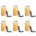 thumbnail image 1 of 6X Velas LED, Velas Parpadeantes Sin Llama, Velas Recargables, Velas de Real Con Control Remoto, 10 cm A, 1 of 4