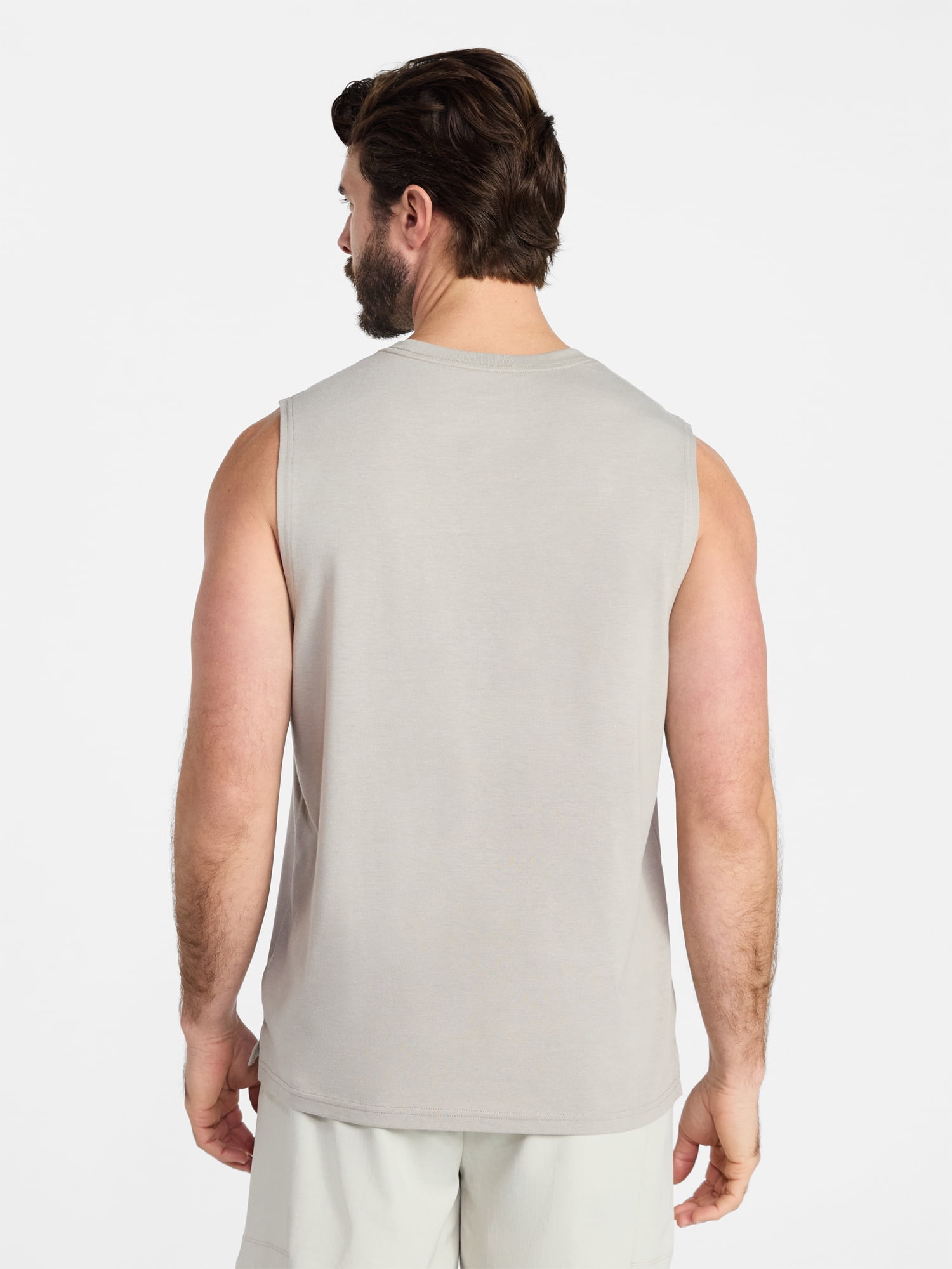 Athletic Works Men's and Men's Big & Tall Tri-Blend Muscle Tee, Sizes XS-4XLT
