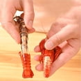 thumbnail image 3 of 5 piezas de pelador de camarones, pelador de cangrejos de río, herramienta para pelar colas de camarones cocidos, dispositivo portátil manual para descascarar cangrejos de río, utensilios de cocina 20, 3 of 7