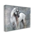 thumbnail image 2 of Stupell Industries Abstract Grey Horse Stallion Animals & Insects Painting Gallery Wrapped Canvas Print Wall Art, 2 of 5