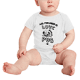 thumbnail image 2 of All You Need is Love and A Pug Cute Baby Bodysuit Bodysuit Newborn-24 Months, 2 of 5