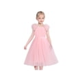 thumbnail image 2 of Girls Dress Pink Ruffle Tulle Birthday Party Elegant Formal Bridesmaid 10 Years, 2 of 8