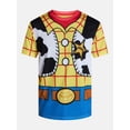 thumbnail image 6 of Toy Story Men’s Woody Cosplay Graphic Tee and Beanie Set, 2 Piece, Sizes XS-3XL, 6 of 6