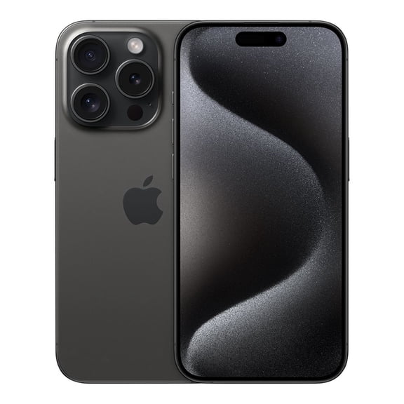 Restored Apple iPhone 15 Pro - Unlocked - 128GB Black Titanium (Refurbished)