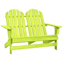vidaXL 2-Seater Patio Adirondack Chair Solid Wood Fir Blue