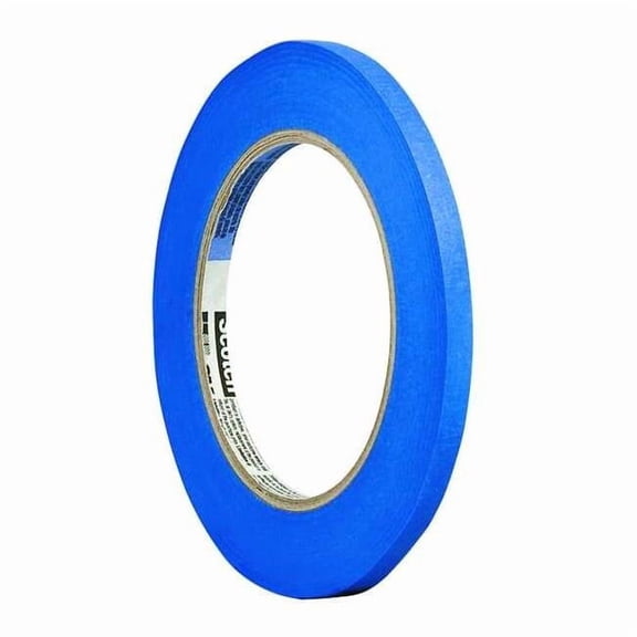3m Painters Masking Tape,1/4" W,60yd L,Blue 2090