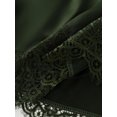 thumbnail image 6 of Fitted Long Sleeve Mini Dress with Lantern Sleeves and, 6 of 7
