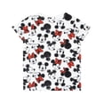 thumbnail image 2 of Disney Girls Mickey & Minnie Mouse All-Over Print T-Shirt, 2 of 3