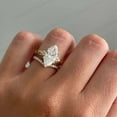 thumbnail image 3 of SHREENATHJEWELRY Marquise Cut Moissanite Bridal Wedding Ring Set Art Deco Handmade Proposal Band Full Eternity Women Jewelry Birthday Gift For Daughter, 3 of 4