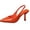 Orange, variant on CHICVOMEY Women Kitten Heels Pointed Toe Slip-Resistant Adjustable Slingback Strap Comfortable 3.55in Sexy Womens Heels for Party Banquet Stage Daily