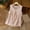 Pink, variant on ITSAME Women's Tank Tops, Loose Pleated Crew Neck Cotton Linen Summer 2025 Casual Blouse Khaki 2XL