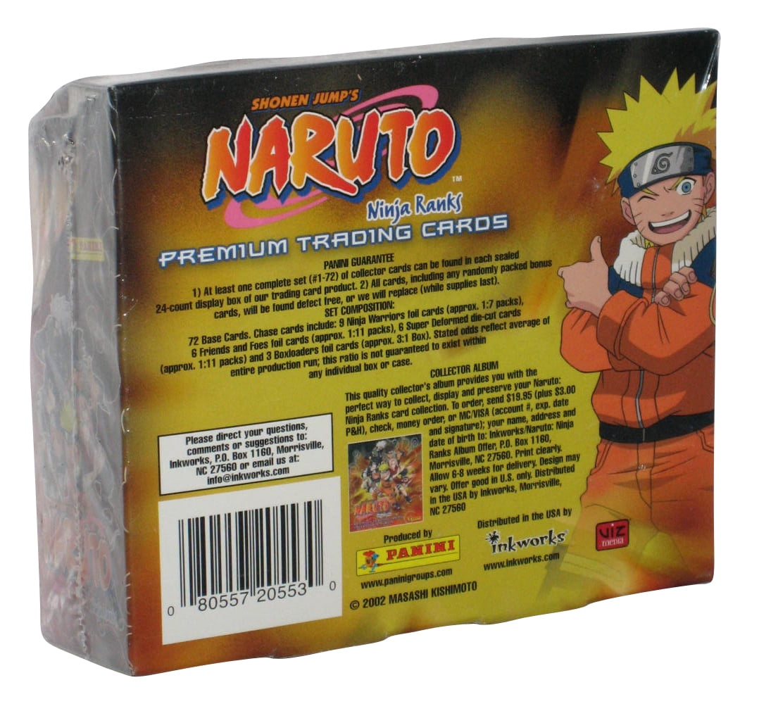 2002 Panini Naruto Ninja RANKS SASUKE Card #SD3