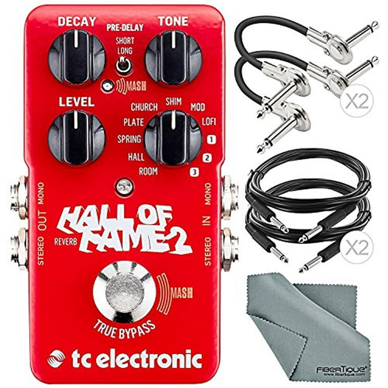 TC Electronic Hall Of Fame 2 Reverb Effects Pedal for Electric