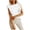 White, variant on Pink M WIZUTIZ Workout Tops for Women up to 60% Off Loose Fit Comfy Cotton Soft Blouse Solid Plus Short Sleeve Tops Plain Ladies Flowy Tee Athletic Holiday Beach Tshirt Cotton Blend Crew Neck T-shirt