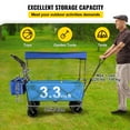 thumbnail image 4 of VEVOR 220.5 lbs Capacity Collapsible Wagon Cart with Foldable, 4 of 10