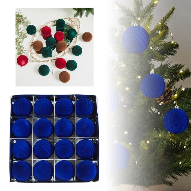 asddcavvf Flocked Christmas Christmas Tree Hanging Decorations Christmas Hanging Scene Arrangement Decorations 6cm Christmas Set Christmas Christmas Decorations Clear Beads Swinging Pig for Car