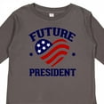 thumbnail image 4 of Inktastic Future President Gift Boys or Girls Long Sleeve Toddler T-Shirt, 4 of 5