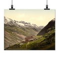 thumbnail image 2 of Print: Oetz Valley, View From Hochjoch Hotel With The Wildspitze, Tyrol, 2 of 4
