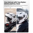 thumbnail image 4 of Casco de moto ILM Bluetooth Integrated Modular 953 XXL, 4 of 8