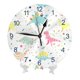 thumbnail image 2 of Reloj de pared con diseño de dinosaurio, silencioso, de 10 pulgadas, estilo rústico retro, decorativo para sala de estar, cocina, hogar, baño y dormitorio, 2 of 7