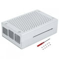 thumbnail image 1 of Carcasa de metal con disipador de calor y chasis a prueba de polvo, piezas de placa base para Raspberry Pi 3 Modelo B, 1 of 14