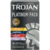Trojan Platinum Variety Pack Lubricated Condoms - 10 Count
