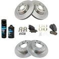 thumbnail image 2 of TRQ Front & Rear Ceramic Brake Pad & Rotor Kit w/Chemicals for Sonata Optima BKA18237, 2 of 6
