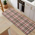 thumbnail image 5 of Red and Green Christmas Plaid Pattern Kitchen Rug Mat,Kitchen Runner Rugs Non Skid Washable,Decorative Kitchen Floor Mats for Kitchen,Sink,Laundry,17"x47.2", 5 of 7