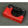 thumbnail image 2 of GadgetCom Camera Half Case Compatible with Canon PowerShot V1 , Anti-Slip PU Leather Shell Protective Cover, 2 of 6