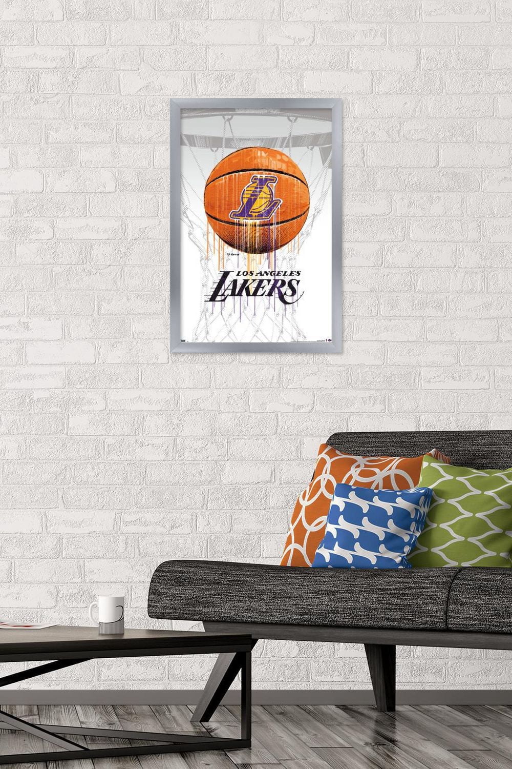 NBA Los Angeles Lakers - Drip Ball 20 Wall Poster
