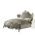 thumbnail image 3 of ACME Versailles Tufted Queen Wings Panel Bed in Vintage Gray and Bone White, 3 of 10