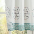 thumbnail image 2 of Madison Classics Bless This Home White Kitchen Tier and Valance 3-piece Set, 2 of 6