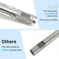 thumbnail image 7 of 1 Pc Burner for Weber Desktop Q Series Grill Models Q,Weber Q100 and Q120,Weber Q1000 and Q1200 (Above 2014) Gas Grills,Stainless Steel Tube of Gas Grill 304 for Grill Burner (Silver), 7 of 7