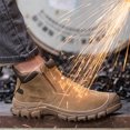 thumbnail image 4 of Zapatos deportivos de protección para hombre Zapatos sin cordones de PU a prueba de pinchazos para escalar senderismo Wdftyju Tenis De Mujer Tenis De Hombre, 4 of 8