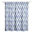 thumbnail image 2 of Creative Products Blue Geometric Triangles 71x74 Shower Curtain, 2 of 2
