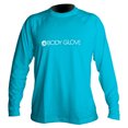 thumbnail image 1 of Body Glove Long Raglan Sleeve Loose Fit Rashguard Swimwear Top Swim Shirt Blue - S, 1 of 2