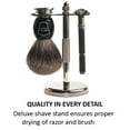 thumbnail image 6 of Parker Safety Razor 96R Men's Safety Razor Shave Set - Pure Badger Brush, Shave Stand & Razor, 6 of 6
