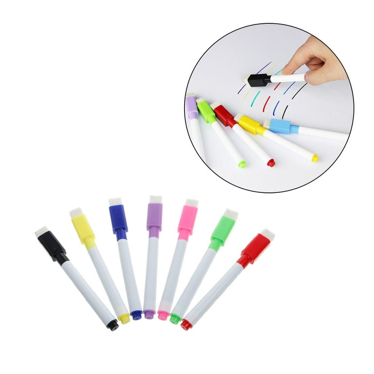 10pcs/set Whiteboard Markers Erasable Dry Erase Pens: 5pcs Black