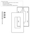thumbnail image 4 of Ole Miss Rebels Basketball Design Single Rocker Light Switch Plate, 4 of 4